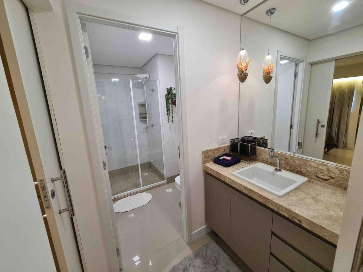 Studio No Centro Gastronomico De Foz Com Vista Para O Rio Parana Apartment Foz do Iguacu Luaran gambar
